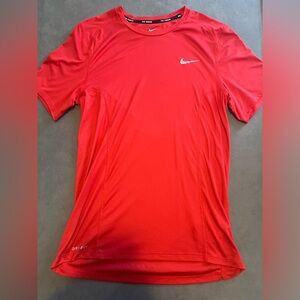 Nike Red Dri-Fit Running Shirt Size Small